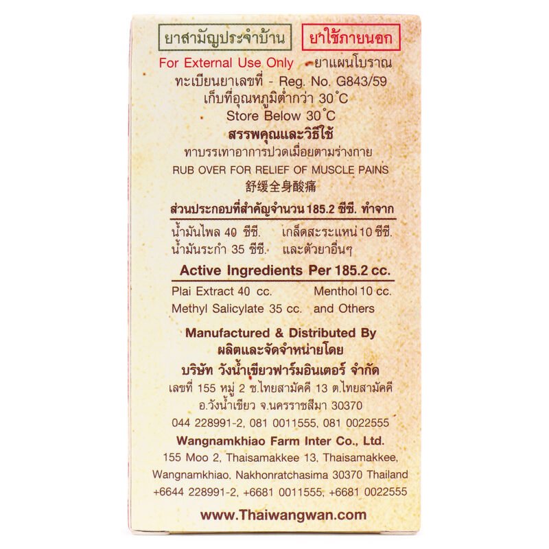 Wangwan Herbal Oil-22ml - Image 5